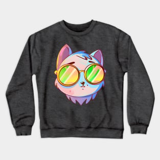 Cat wearing sunglasses Crewneck Sweatshirt